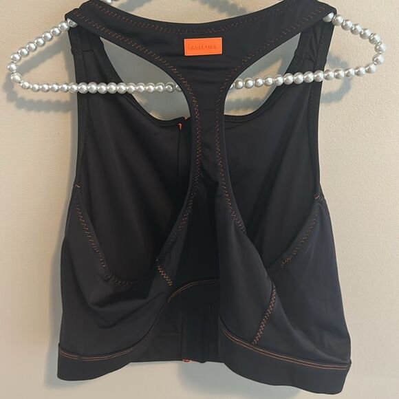 Fabletics Zip-Front Racerback Shaping Swim Top. Size 3X - Picture 4 of 5